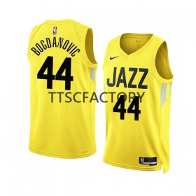 Maillot NBA Utah Jazz Bojan Bogdanovic 44 Nike 2022-23 Icon Edition Jaune Swingman - Homme